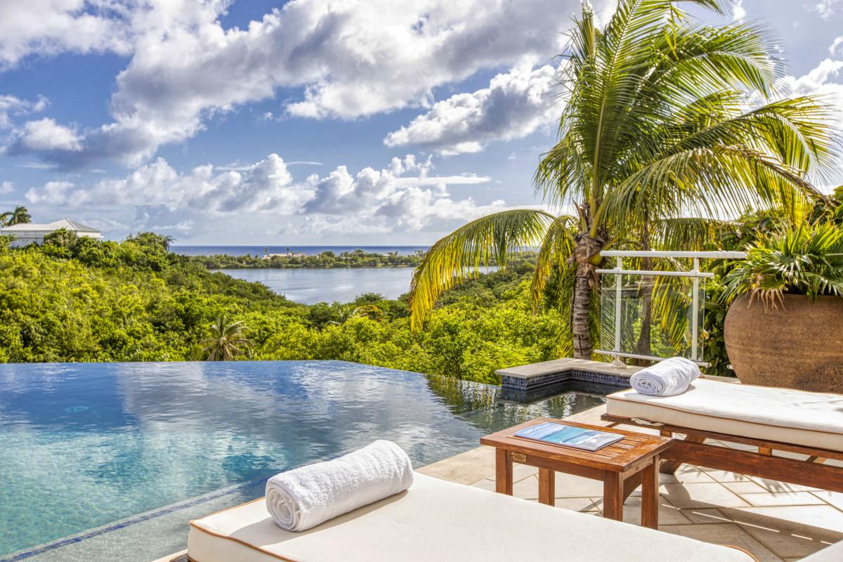 8- Location villa piscine Sea Vous Play Terres Basses Saint Martin_vue mer
